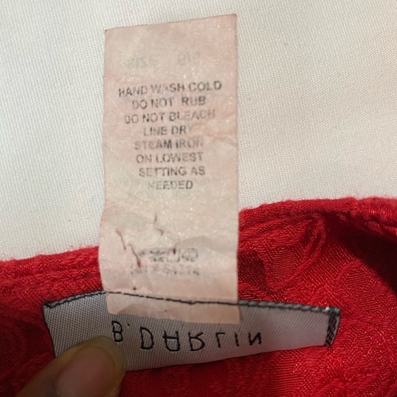 2/$24 B. Darlin Midi Dress Red - Picture 4 of 4